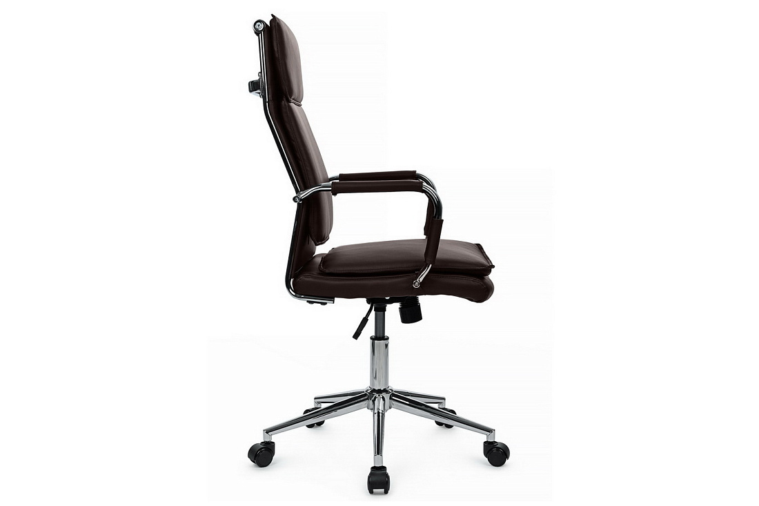 кресло руководителя rv chair dil 6018h тёмно-коричневая экокожа фото